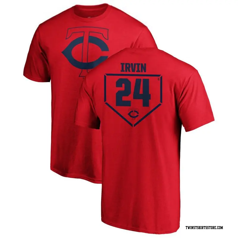 Men's Minnesota Twins ＃24 Cole Irvin Red RBI T-Shirt